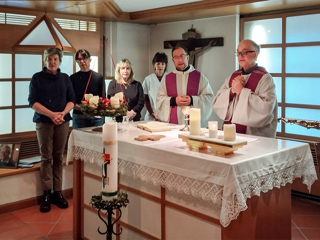 Messfeier mit Familienseelsorger Toni Fiung